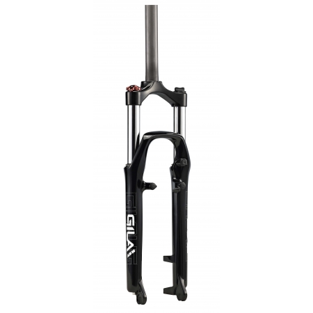 Вилка MTB 26" RST Gila ML ход 100 мм под диск/v-brake механический локаут черная