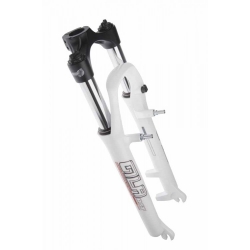 Вилка MTB 26" RST Gila T ход 100 мм под диск/под v-brake белая