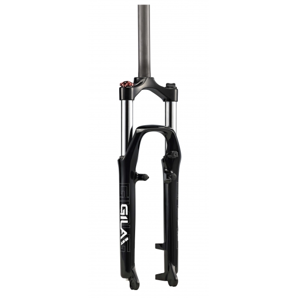 Вилка MTB 26" RST Gila TNL ход 100 мм под диск/v-brake гидравлический локаут черная