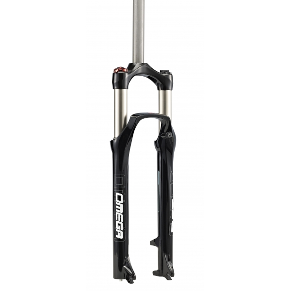 Вилка MTB 27.5" RST Omega RL ход 100 мм под диск гидравлический локаут черная