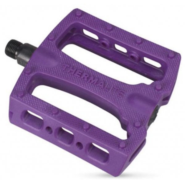 Педали для BMX Stolen THERMALITE PEDAL 9/16" LOOSE BALL насыпные шарики ось хромолибден фиолетовые