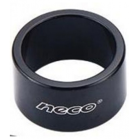 Кольцо спейсер 1 1/8" Neco высота 20 мм алюминиевое черное