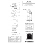 Рулевая колонка 1-1/8" VP VP-A05AC полуинтегрированная на промподшипниках