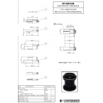 Рулевая колонка 1-1/8" VP VP-T201AM неинтегрированная на полу картриджных подшипниках