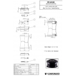Рулевая колонка 1-1/8" VP VP-A45AC полуинтегрированная на промподшипниках