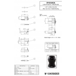 Рулевая колонка 1-1/8" VP VP-A56ACK неинтегрированная на промподшипниках
