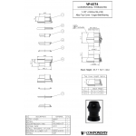 Рулевая колонка 1-1/8" VP VP-A57A неинтегрированная на сепараторных подшипниках