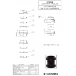 Рулевая колонка 1 1/8" VP VP-A74F неинтегрированная на сепараторных подшипниках