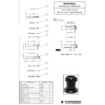 Рулевая колонка 1-1/8" VP VP-A75F неинтегрированная на сепараторных подшипниках