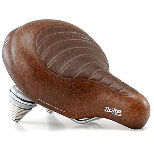 Седло Selle Royal Premium DRIFTER PLUS Royalgel обивка Kennenback пружины unisex коричневое