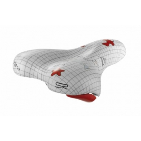 Седло детское Selle Royal JUNIOR Spyder Design белое