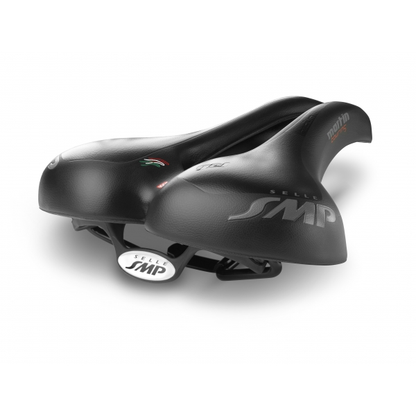 Седло велосипедное Selle SMP TRK MARTIN TOURING MEDIUM GEL черное Седло велосипедное Selle SMP TRK MARTIN TOURING MEDIUM GEL черное