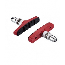Тормозные колодки Alhonga HJ-EN02 для V-brake резьбовые красно-черные