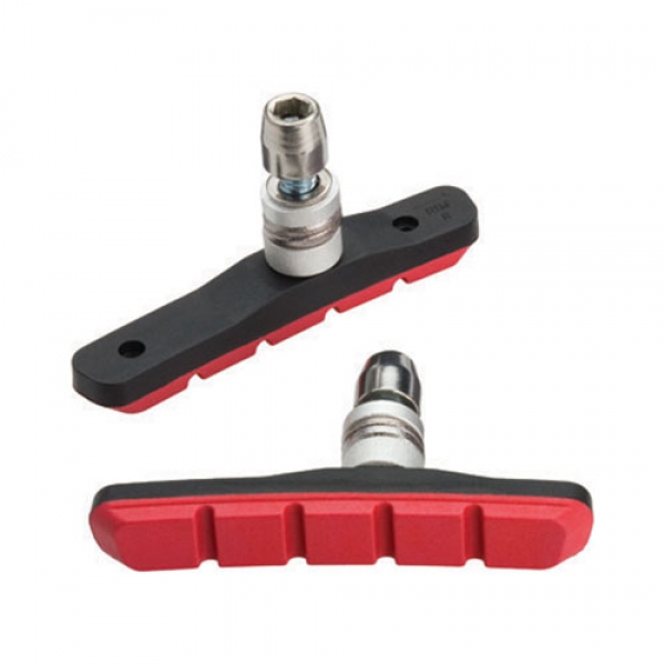 Тормозные колодки Jagwire Mountain Sport JS908T-R для V-brake красные