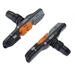 Тормозные колодки картриджные Alhonga HJ-749.13А для V-brake резьбовые трехцветные