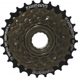 Трещотка индексированная SHIMANO MF-TZ20 звезды 14-28T ED на 6 скоростей черная
