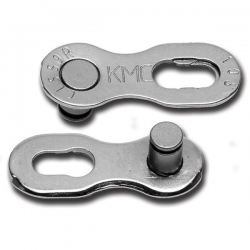 Замок велосипедной цепи KMC CL559R-NP на 10 скоростей для цепей Shimano 2 штуки