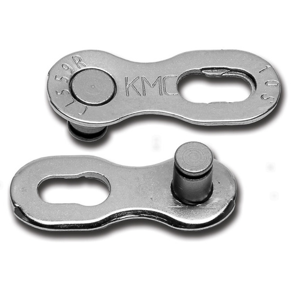 Замок велосипедной цепи KMC CL559R-NP на 10 скоростей для цепей Shimano 2 штуки