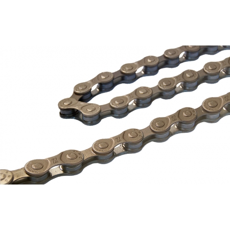 Велосипедная цепь KMC Z51 на 7 и 6 скоростей 116 звеньев 1/2" x 3/32" коричневая