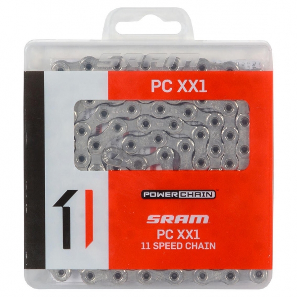 Цепь SRAM PCXX1 118 звеньев 11 скоростей с замком Цепь SRAM PCXX1 118 звеньев 11 скоростей с замком