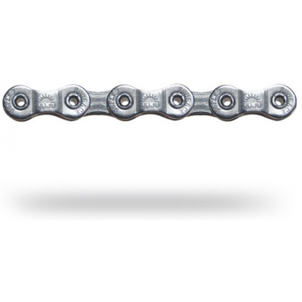 Велосипедная цепь SUN RACE M99 на 9 скоростей 116 звеньев 1/2" x 11/128" серая