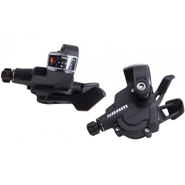 Манетки пара 10A SL Х3 TRIGGER SET INDEX 3 на 7 скоростей Манетки пара 10A SL Х3 TRIGGER SET INDEX 3 на 7 скоростей