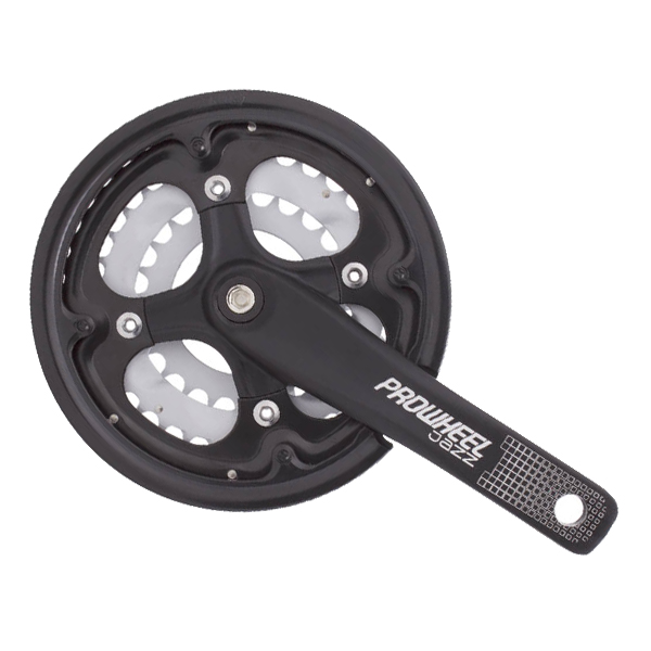 Шатуны и передние звезды PROWHEEL Jazz-101P звезды 42/34/24T длина 175 мм черный