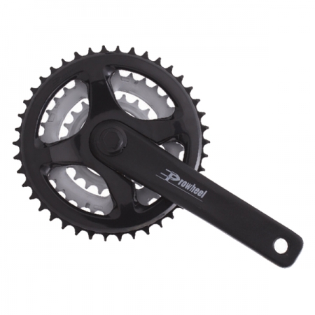 Шатуны и передние звезды PROWHEEL MC-A302 звезды 42/32/22T длина 170 мм черные
