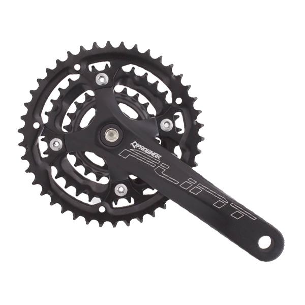 Шатуны и передние звезды PROWHEEL Flint-301 звезды 22/32/42Т длина 170 мм черные
