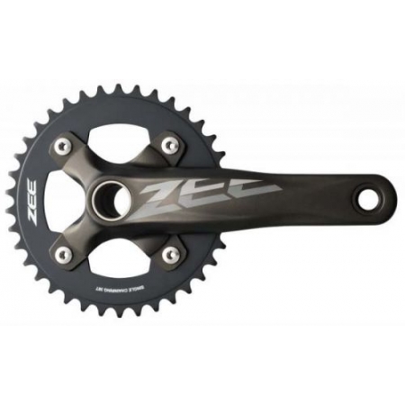 Шатуны и передняя звезда Shimano FC-M640 ZEE звезда 36Т с кареткой