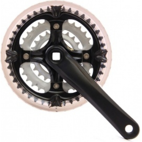 Шатуны и передние звезды PROWHEEL MC-A126 звезды 42/32/22T длина 170 мм черные