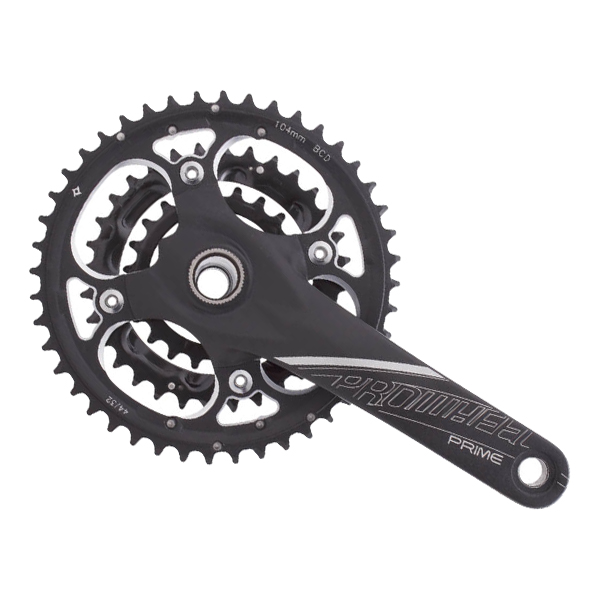 Шатуны и передние звезды PROWHEEL Prime-451-TT звезды 44/32/22T длина 175 мм черные