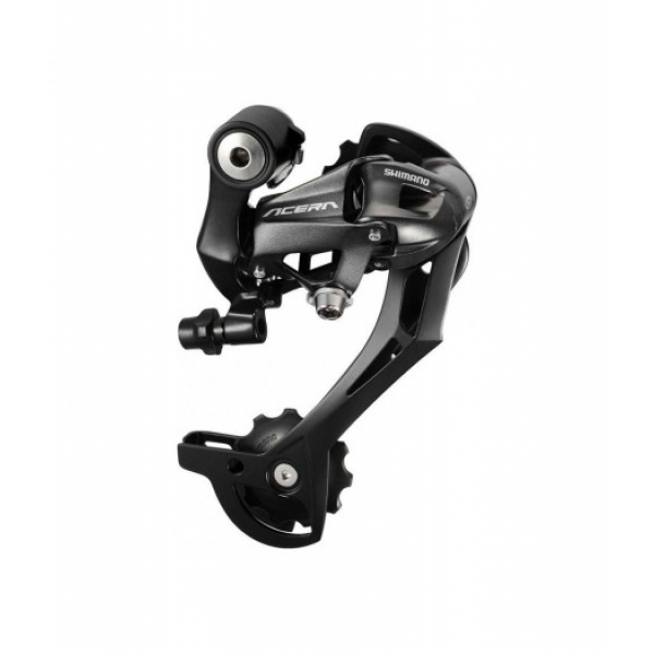 Переключатель задний Shimano Acera RD-M390 на 9 скоростей длинная лапка черный