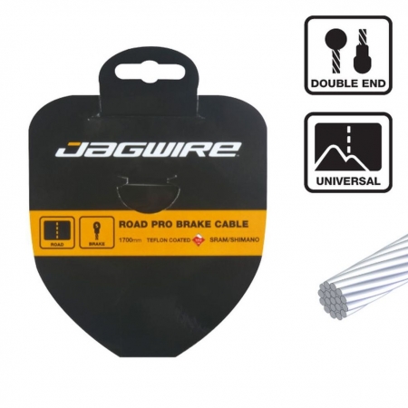 Трос тормоза JAGWIRE Basics 92RG2795 гальванизирован 1.6х2795 мм Sram, Shimano ROAD+MTB