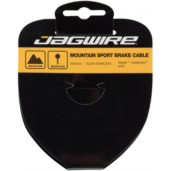 Трос тормоза JAGWIRE 94SS2000 шлифованная нержавейка 1.5X2000 мм SRAM, Shimano MTB