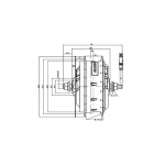 Мотор MXUS XF07F 36-48V 350W переднее