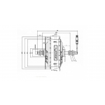 Мотор MXUS XF15R 48V 500W задний под трещетку