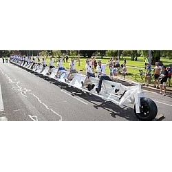 Самый длинный велосипед в мире!
