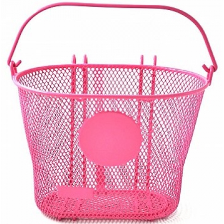 Корзина Green Cycle Kids Steel детская металлическая розовая