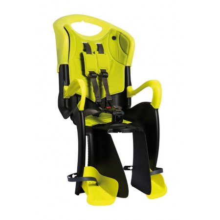 Детское кресло заднее Bellelli Tiger Standart B-fix до 22 кг чёрно-салатовое с салатовой подкладкой (HI Vision)