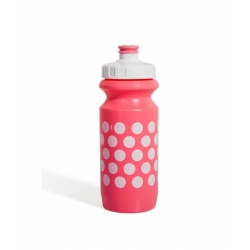 Фляга 0,6 л Green Cycle Polka Dot розовая в горошек с белой крышкой