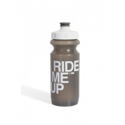Фляга 0,6 л Green Cycle Ride Me Up серая с белой крышкой