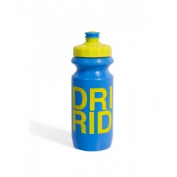 Фляга 0,6 л Green Cycle Drink & Ride голубая с желтой крышкой