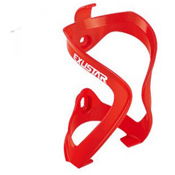 Флягодержатель Exustar BC500RD пластиковый красный