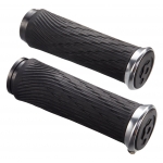 Грипсы LOCKING GRIPS GS INTEGRATED 100 мм чёрные с серым Грипсы LOCKING GRIPS GS INTEGRATED 100 мм чёрные с серым