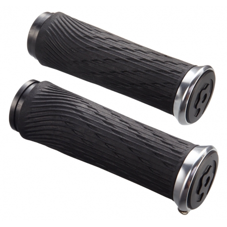 Грипсы LOCKING GRIPS GS INTEGRATED 100 мм чёрные с серым