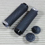 Грипсы LOCKING GRIPS GS INTEGRATED 100 мм чёрные с серым Грипсы LOCKING GRIPS GS INTEGRATED 100 мм чёрные с серым