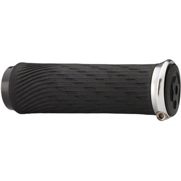 Грипсы LOCKING GRIPS GS INTEGRATED 85 мм чёрные с серым Грипсы LOCKING GRIPS GS INTEGRATED 85 мм чёрные с серым
