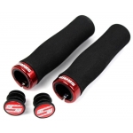 Грипсы SRAM LOCKING GRIPS FOAM CONT 129 мм чёрные с красным Грипсы SRAM LOCKING GRIPS FOAM CONT 129 мм чёрные с красным