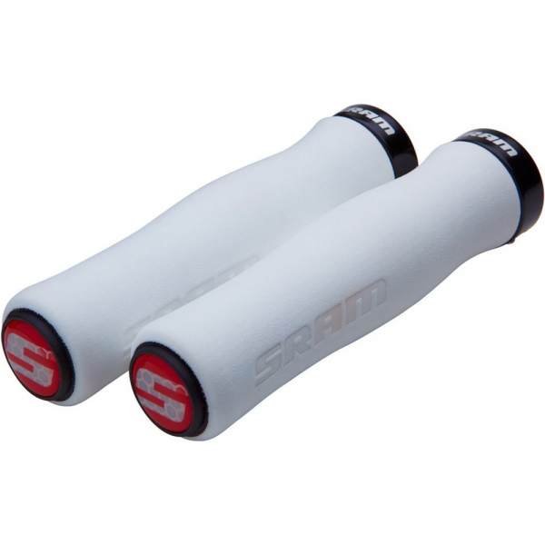 Грипсы SRAM LOCKING GRIPS FOAM CONT 129 мм белые с чёрным Грипсы SRAM LOCKING GRIPS FOAM CONT 129 мм белые с чёрным